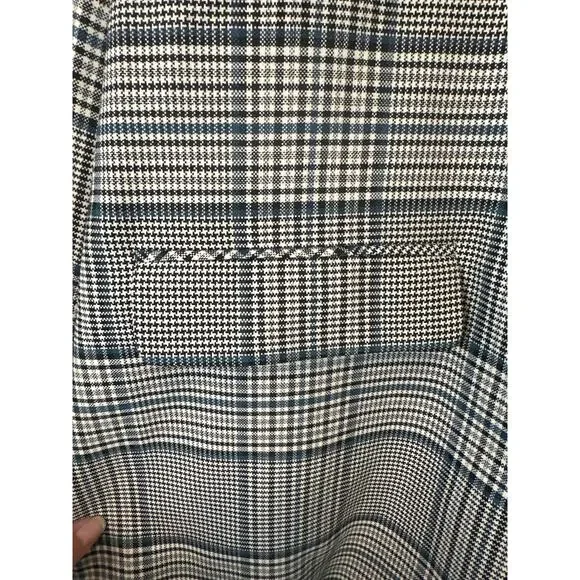Baum und Pferdgarten NWT Bodia Oversized Blazer Blue Plaid Check Jacket Size 12 - Picture 8 of 12